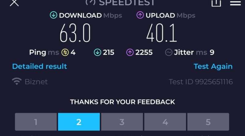 Opsi upgrade dan downgrade paket internet Biznet?