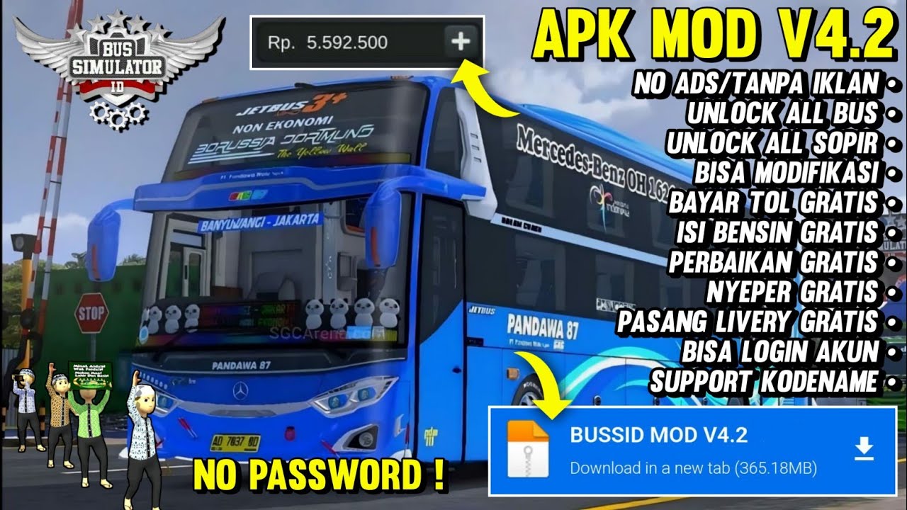 Cara download mod bussid tanpa aplikasi tambahan