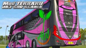 Mod bussid bus tingkat yang stabil dan ringan