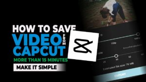 Membuat video capcut dengan ukuran file kecil tanpa mengurangi kualitas