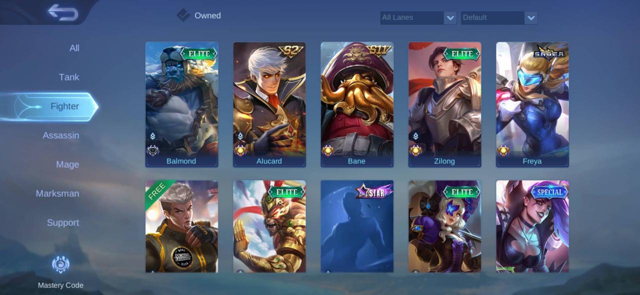 Kelebihan dan kekurangan setiap role di mobile legends